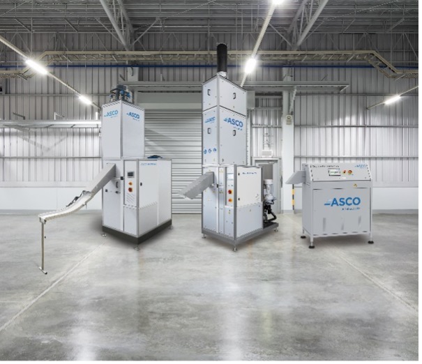 Trockeneis-Pelletizer, Asco, CO2-Rückgewinnungsanlagen