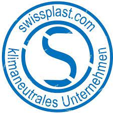 Logo swissplast, klimaneutral