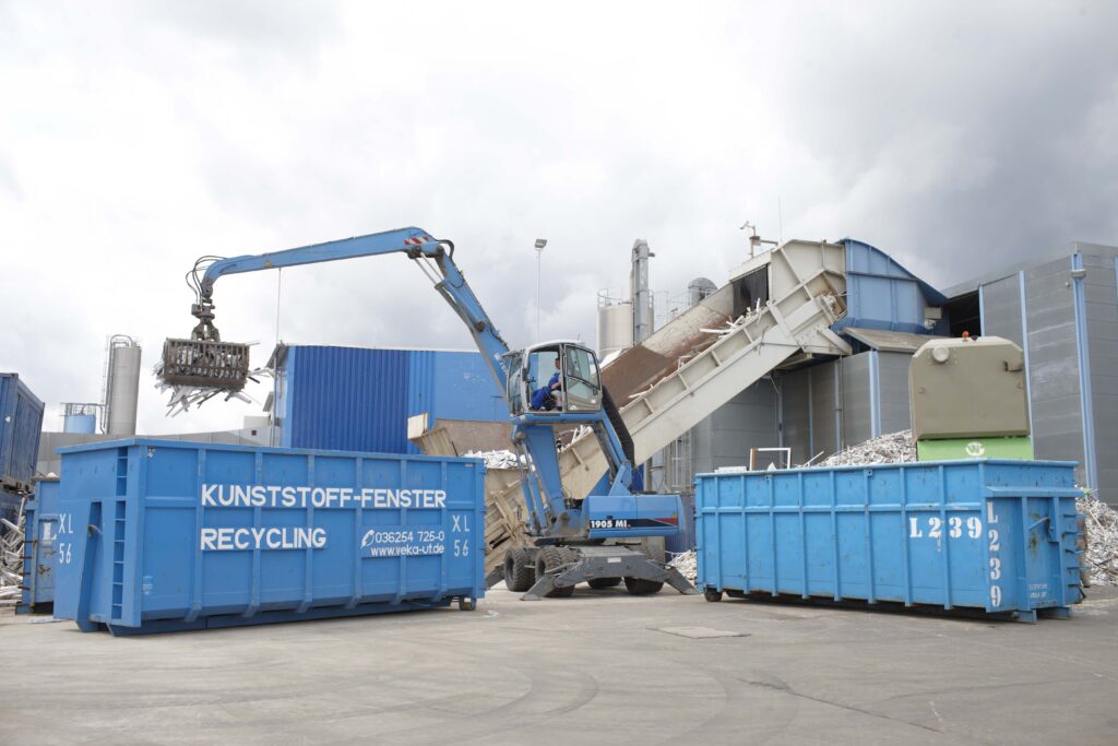 Recycling von Altfenstern